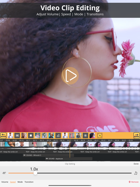 Screenshot #5 pour Videom - Video Editor & Maker