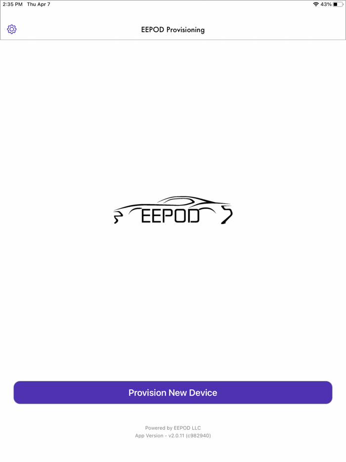 EEPod IoT Provisioning App