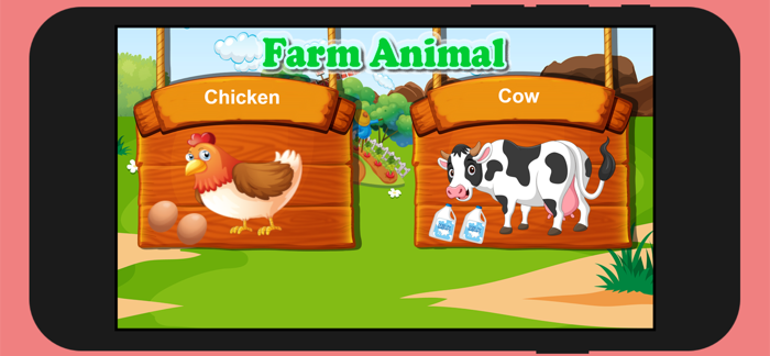 Farm Animal Chicken Cow