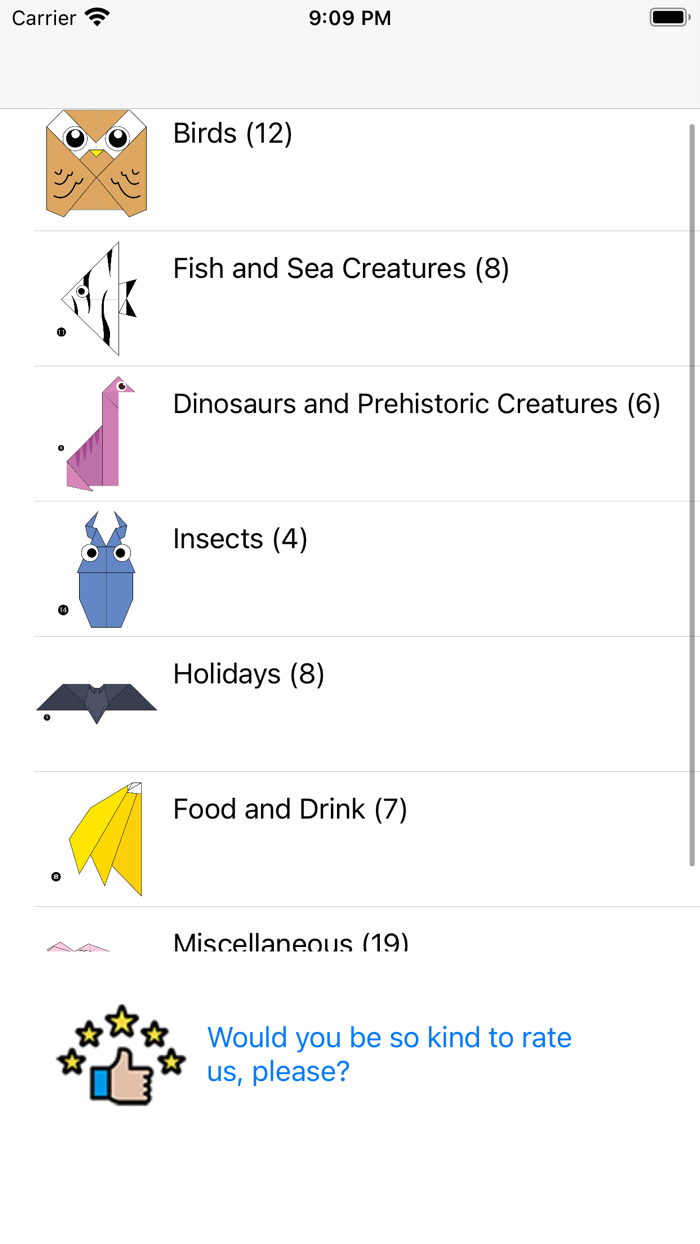 Origami step by step