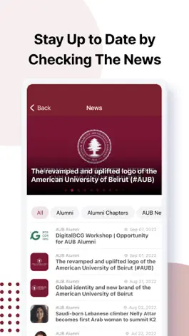 Game screenshot AUB Alumni App hack