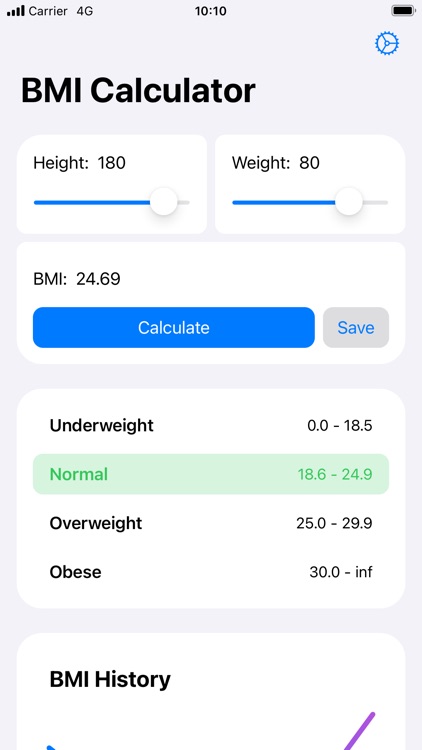 Lite BMI Calculator