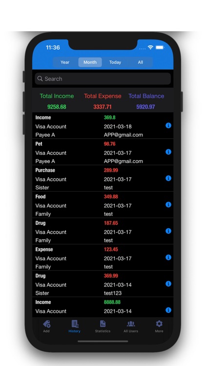 Money Budget Track: Multi-user screenshot-8