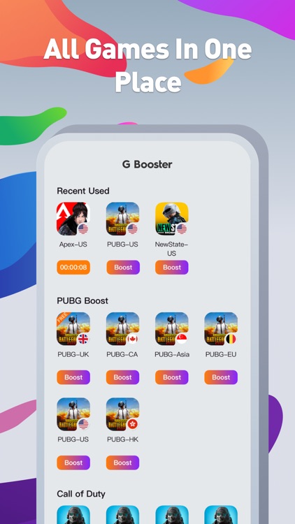 G Booster: Gaming VPN