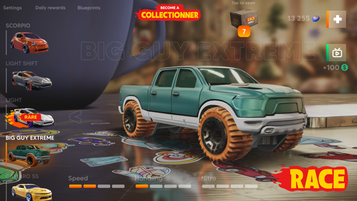 Race Tracks Drive hot cars