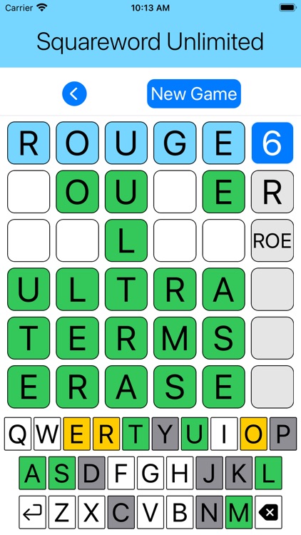 Squareword Unlimited Word Game screenshot-4