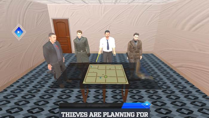 robo de banco ciudad gángster