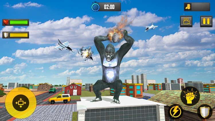 Angry Gorilla City Attack Game screenshot-3