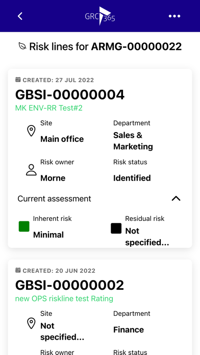 GRC Risks screenshot 3