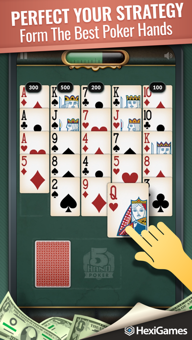 5-Hand Poker: Solitaire Game screenshot 3