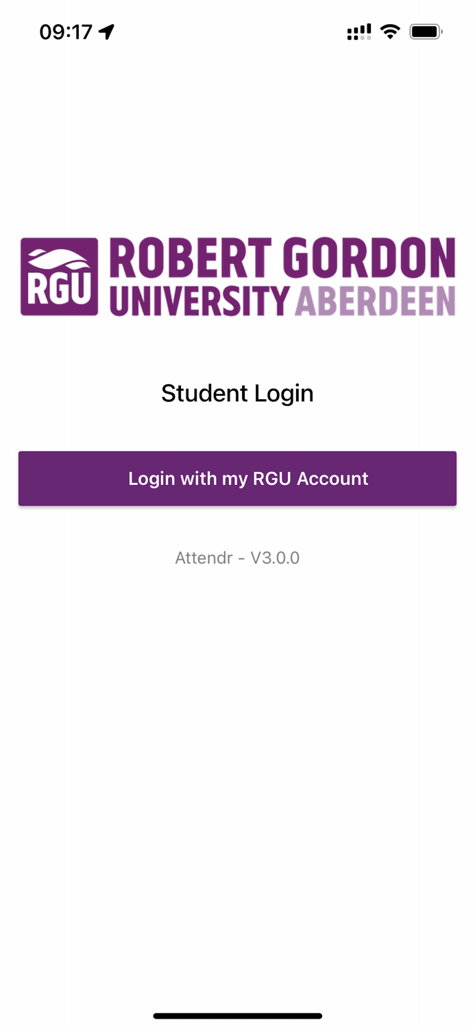 RGU Attend Student
