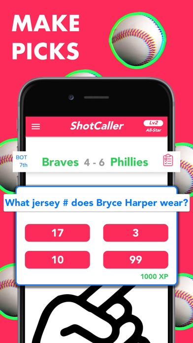 ShotCaller - Make Sports Picks screenshot 2
