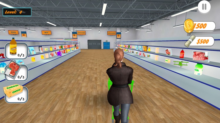 Grocery Shopping Game 3D