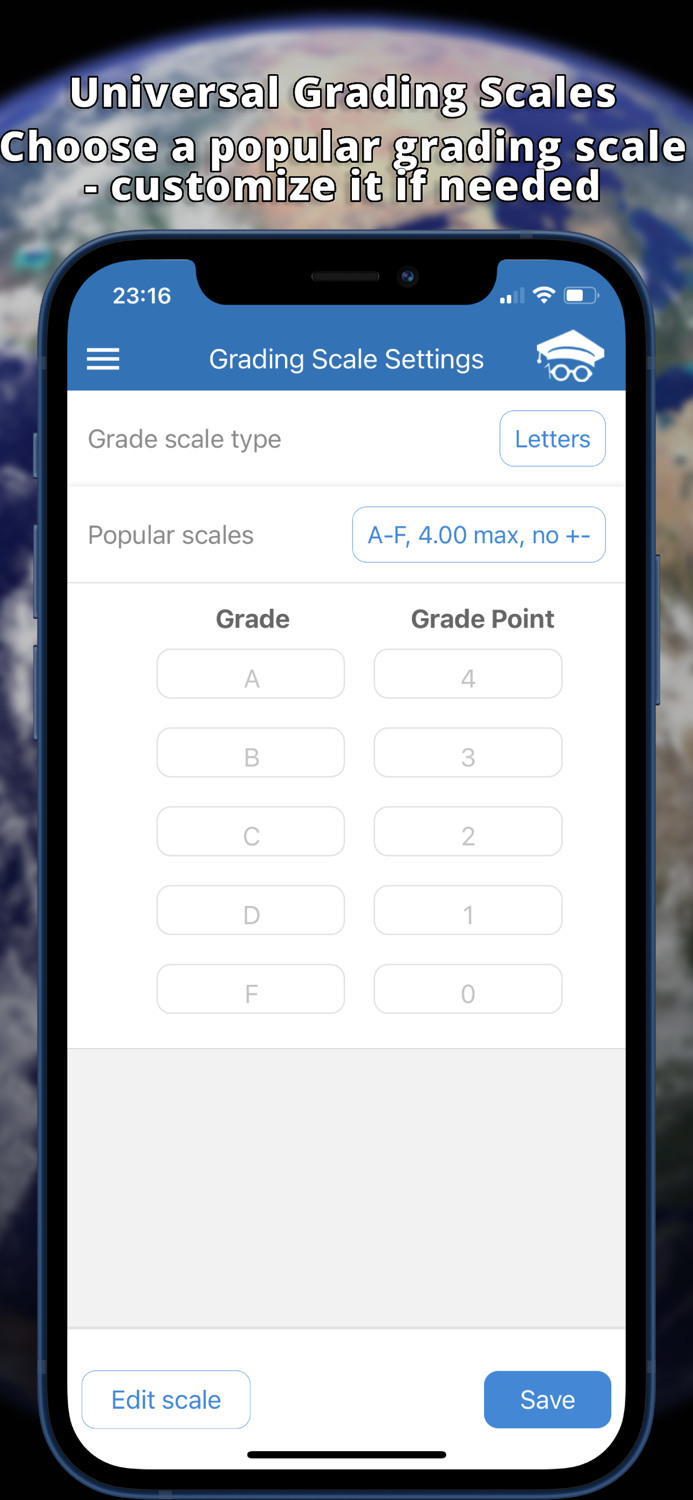 Grady Grades Calculator