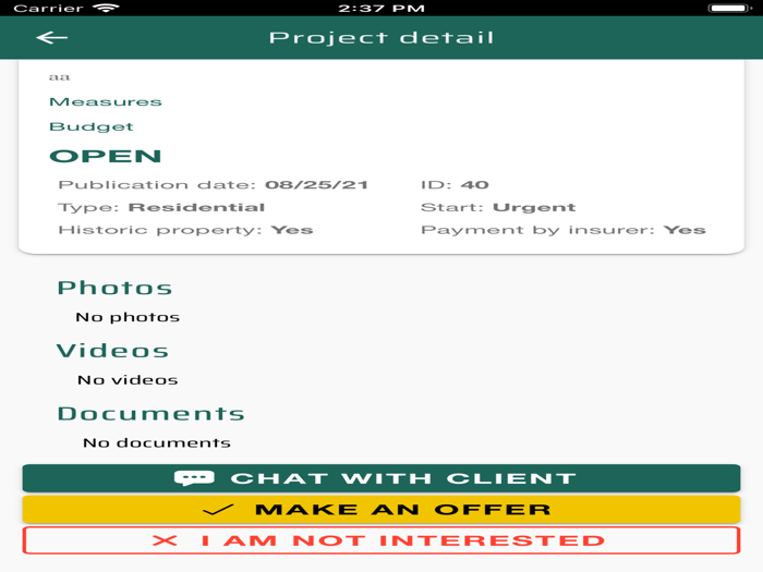 Easy Quote for Contractors