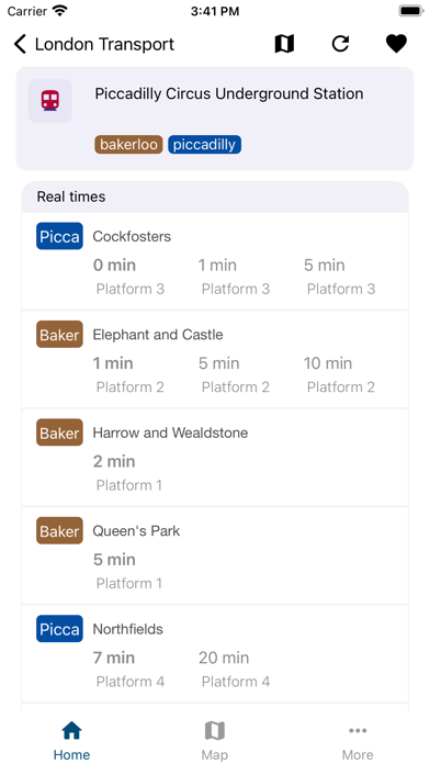 London Transport Live Times screenshot 2
