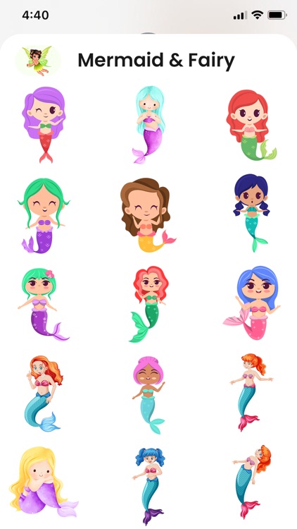 Fairies & Mermaid Stickers