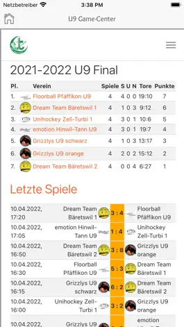 Game screenshot BESJ Liga ZH apk