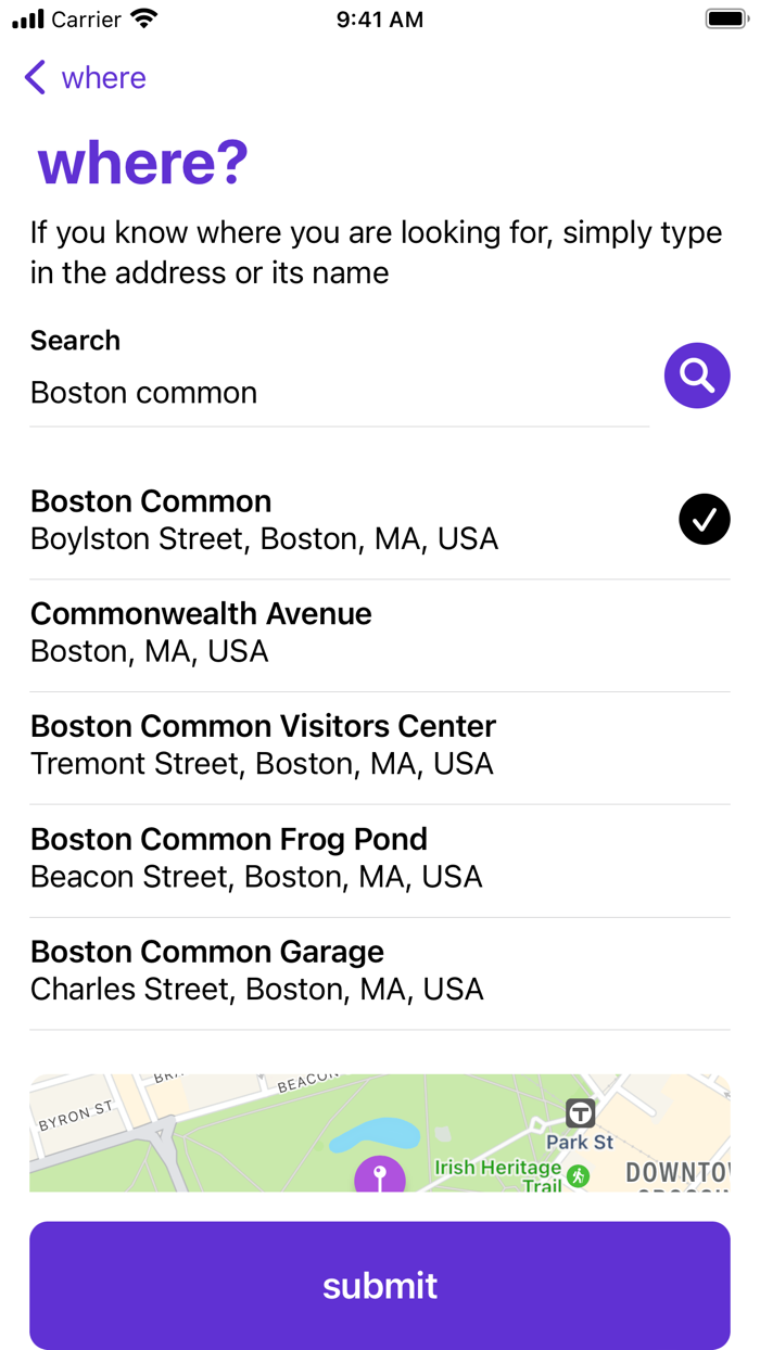 tap - talk about places