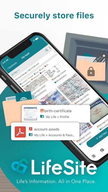 LifeSite: Secure Mobile Vault