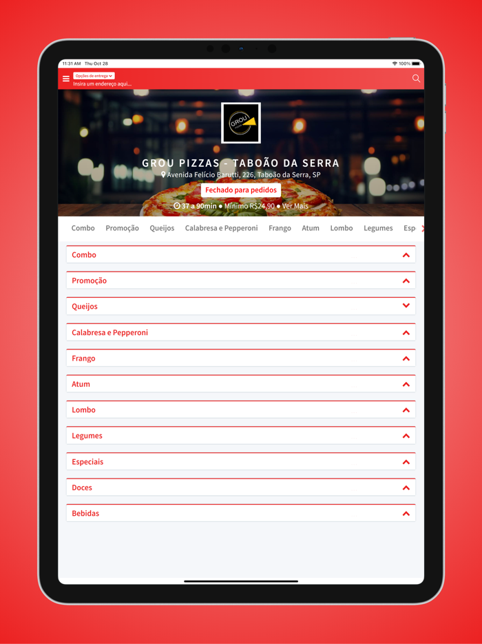 Grou Pizzas - Taboão