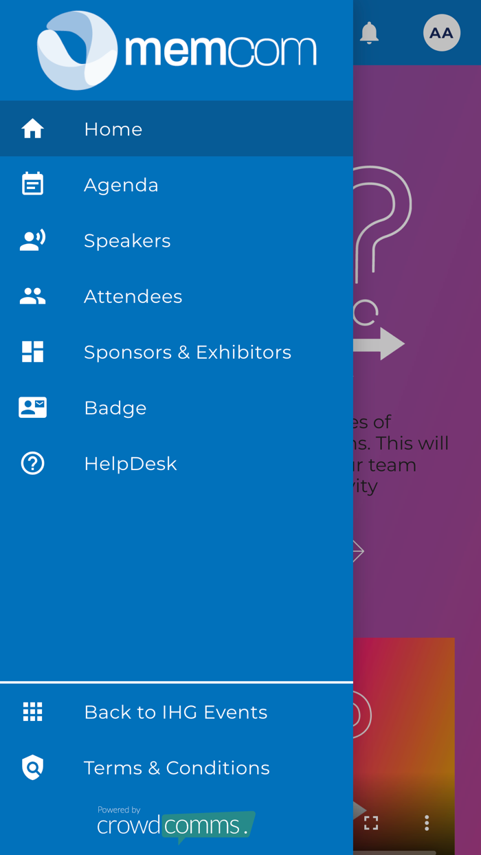 Memcom 2022 Conference App