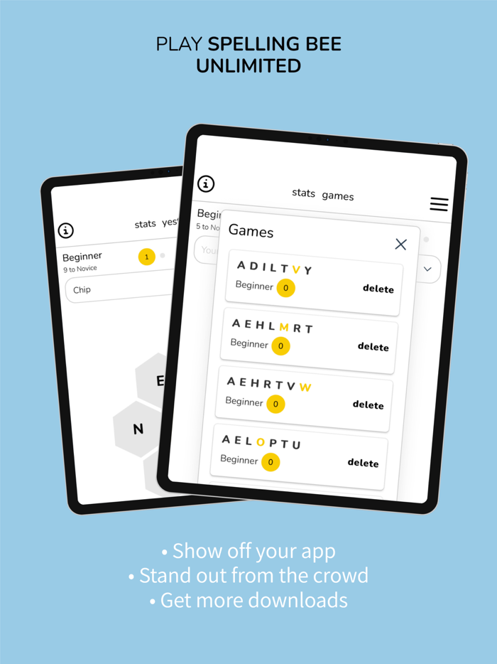 Spelling Bee Word Game