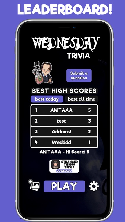 Wednesday Addams Quiz for Android - Free App Download