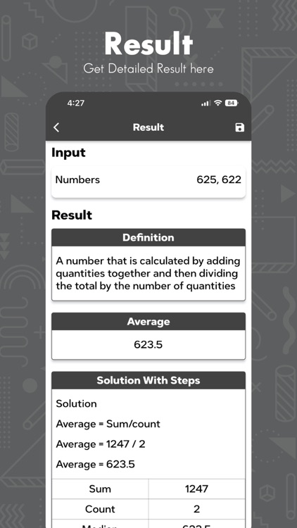 Find Average Number Calculator