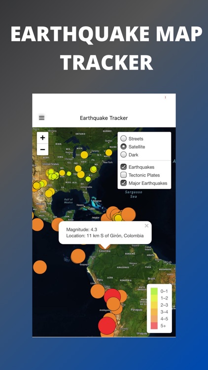 Earthquake Map Tracker