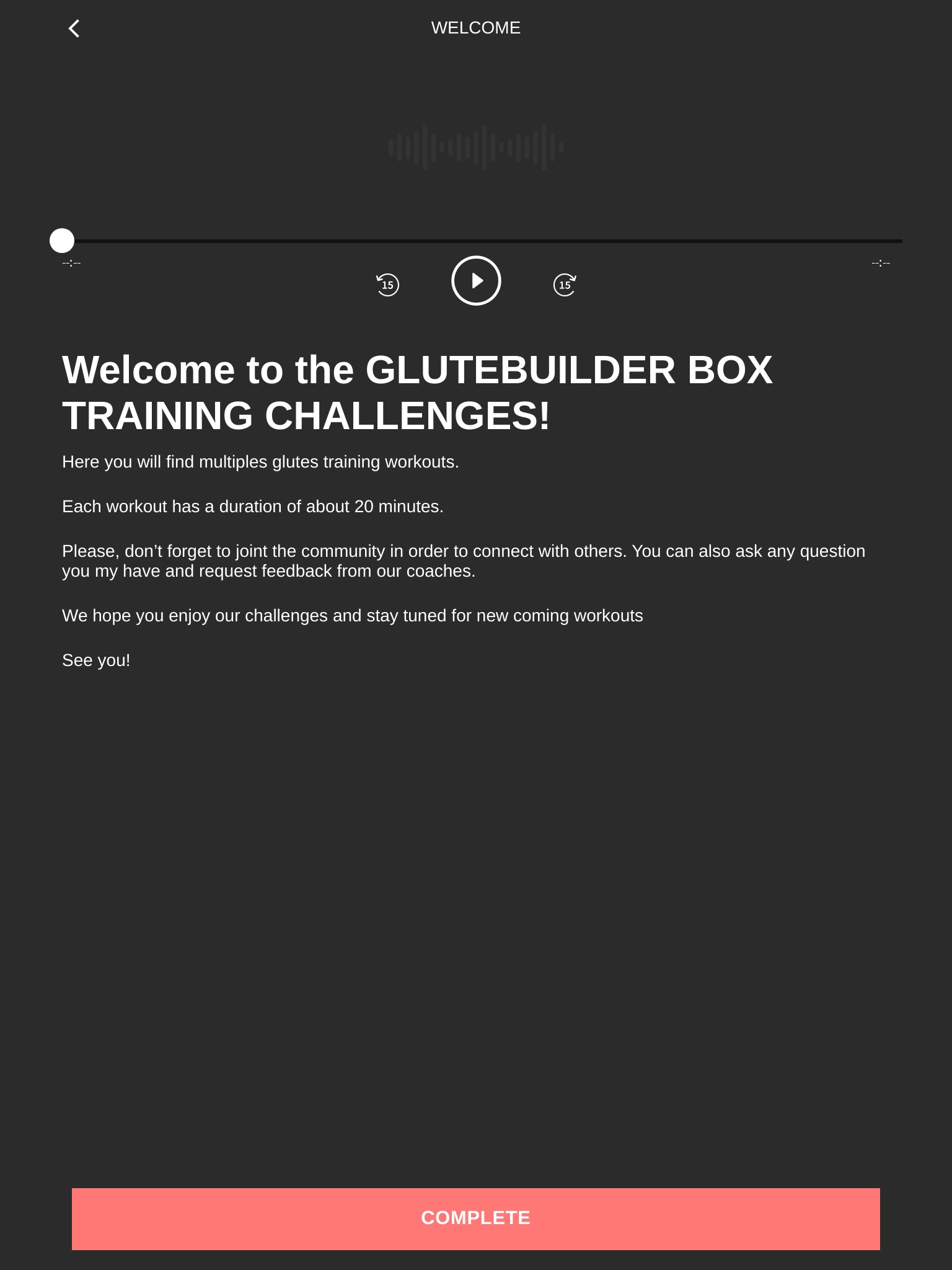 GLUTEBUILDER screenshot 3