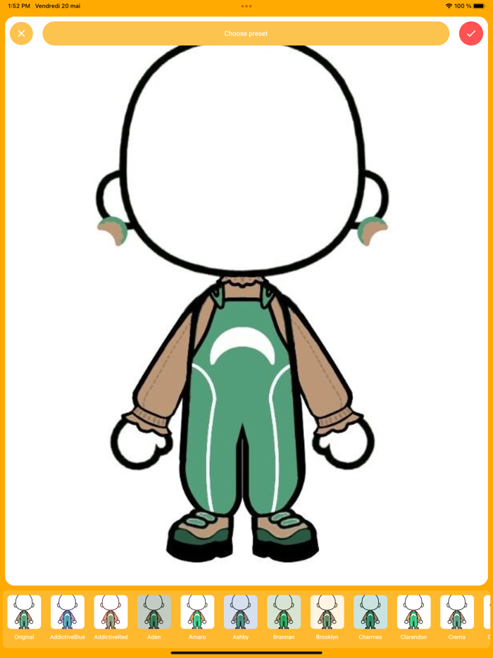 Cute Tuca characters outfits.