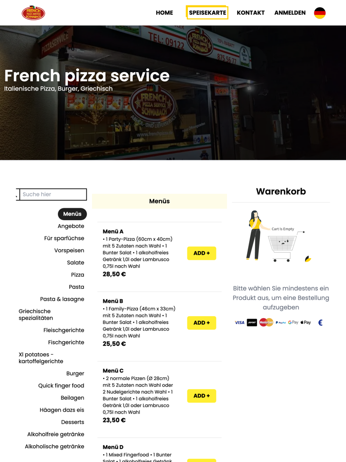 French pizza Schwabach