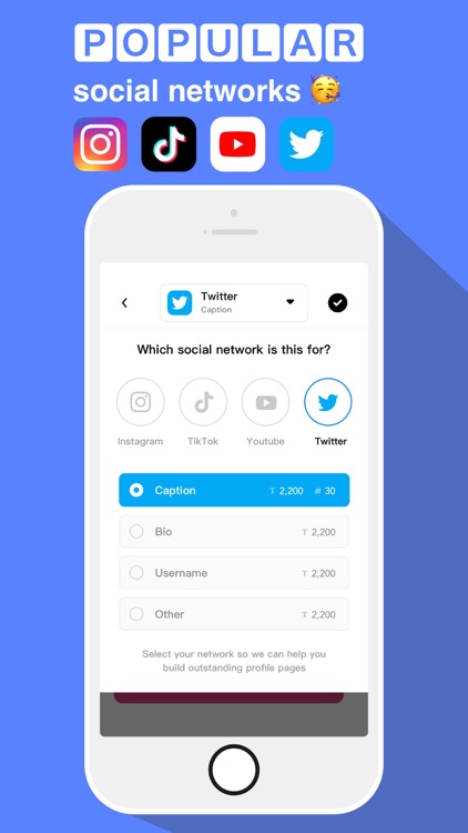 Caption More - Profile Editor