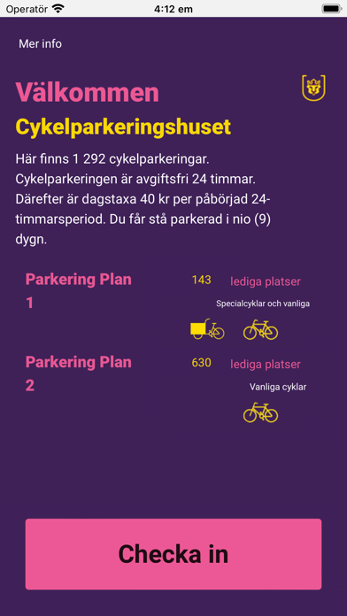 Uppsala cykelparkeringshus screenshot 2