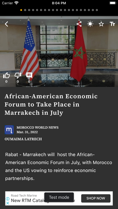 Morocco World News screenshot 4