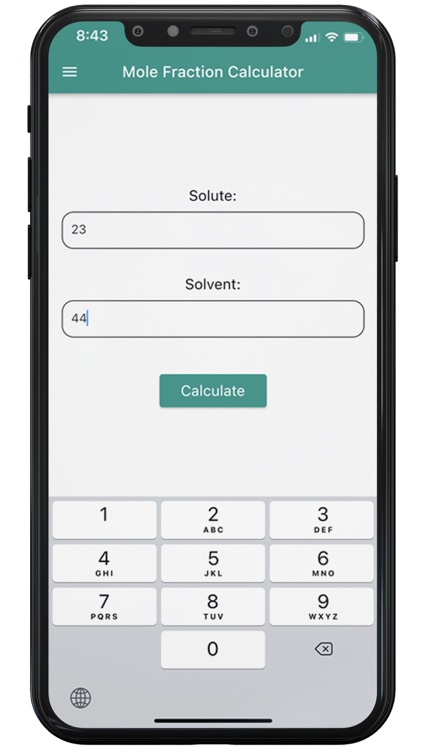 Mole Fraction Calculator