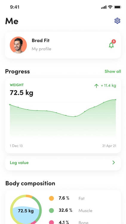 Duofit fitness and nutrition screenshot-4