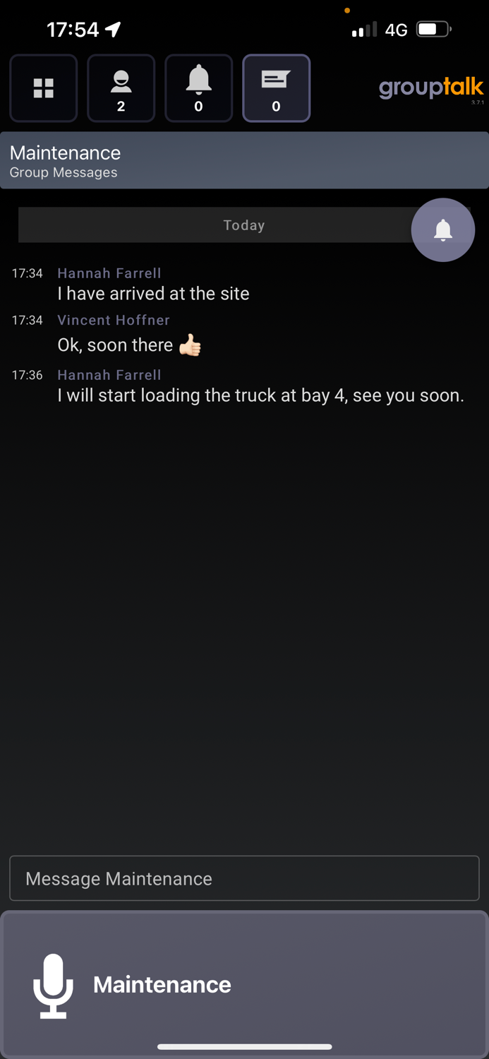 GroupTalk for iPhone