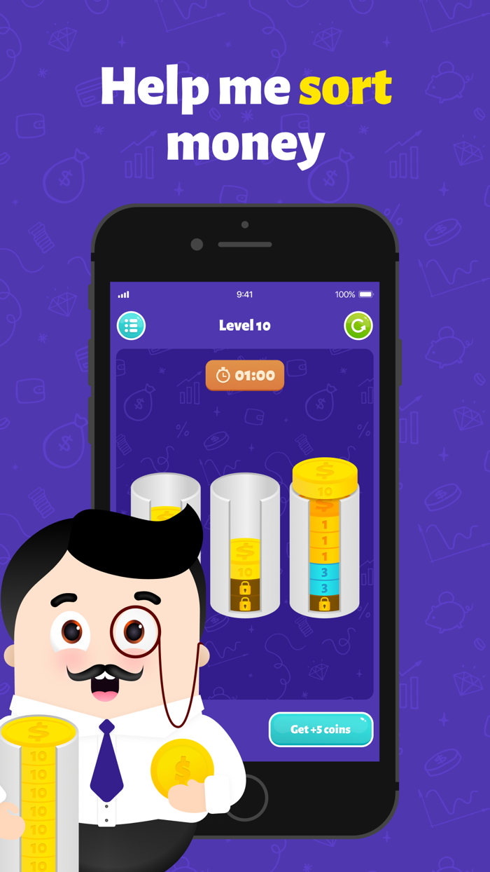Sort Coins Game for Everyone
