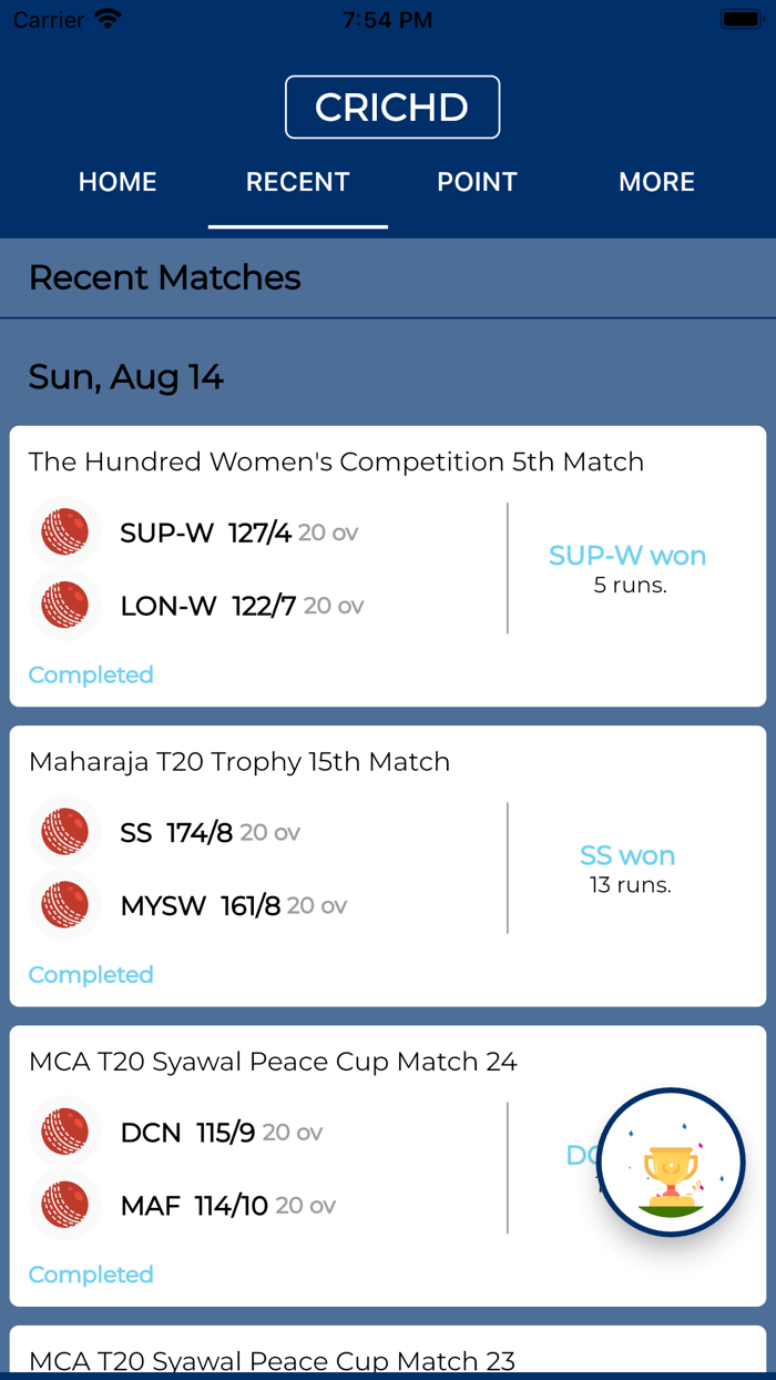 CricHD - Asia Cup Live