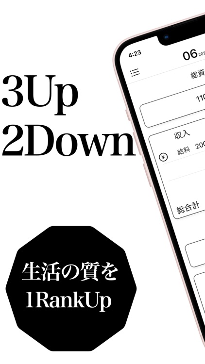 3Up2Down　家計簿