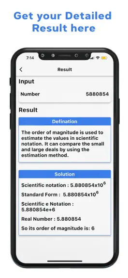 Game screenshot Order of Magnitude Calculator hack