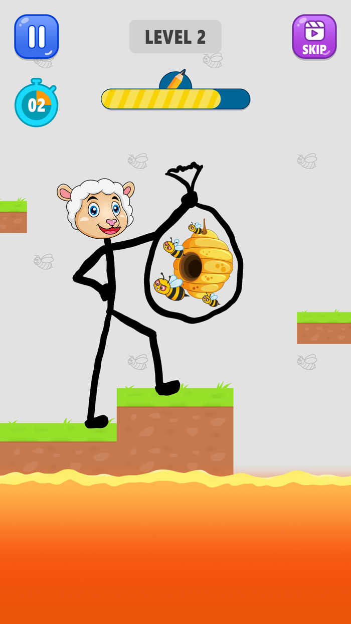 Sheep Rescue - Draw Puzzle