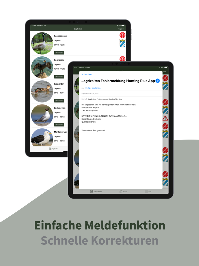 Hunting Plus - Jagdzeiten App