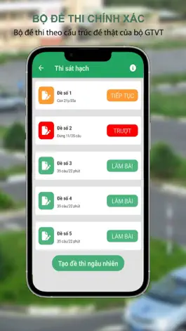 Game screenshot Ôn thi bằng lái A2 apk