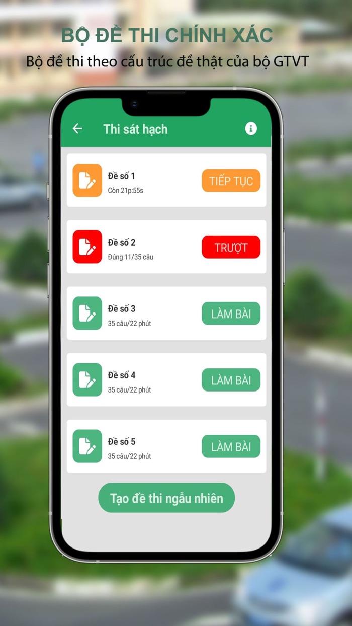 Ôn thi bằng lái A2