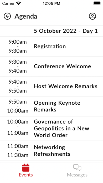ICGN Conferences screenshot 2