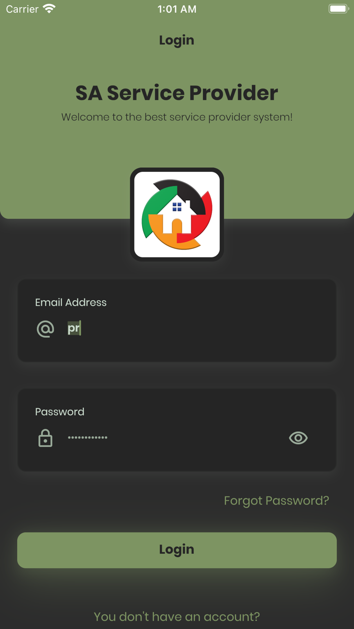 SA HOME SERVICES PROVIDER