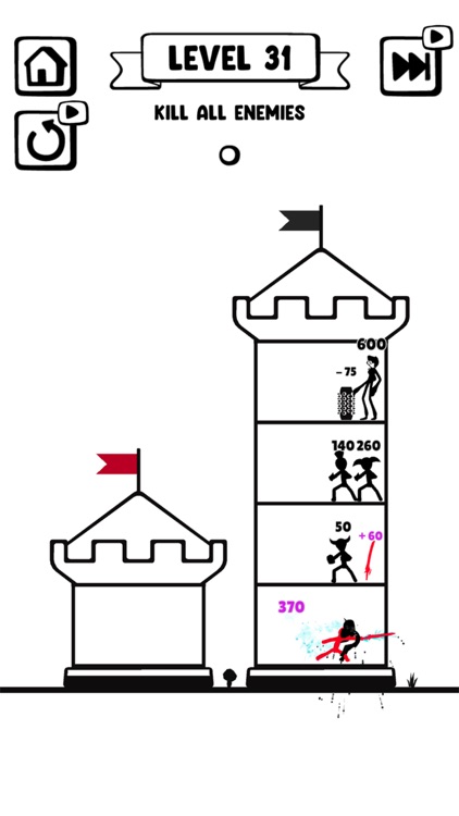 Stickman Tower - Beasts Fight